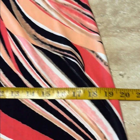 Calvin Klein Multicolor Striped Dress-NWOT-Excellent Condition - Picture 9 of 14